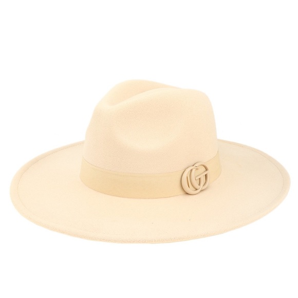 •Glam On• Felt Fedora Logo Hat (Red Edition) - Picture 9 of 14